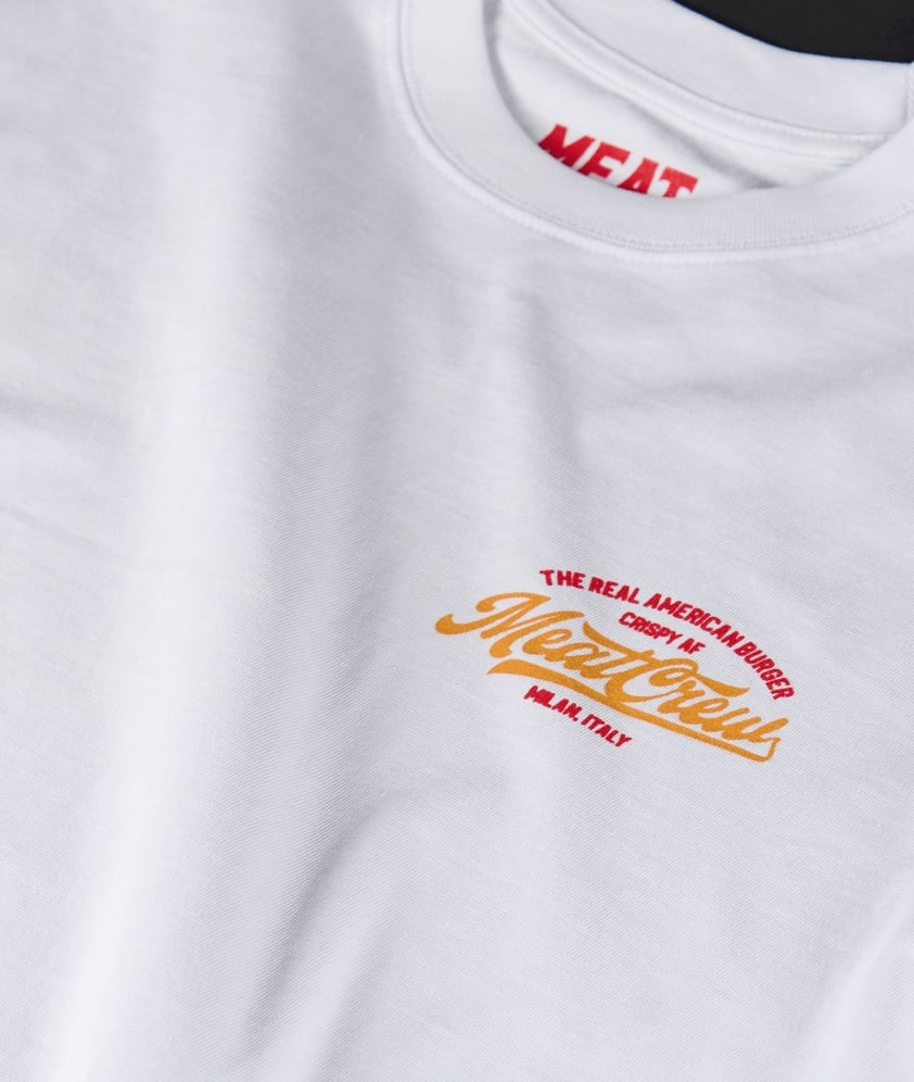 T-shirt bianca Meat Crew